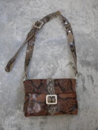 Bolso Infernum Snake Marrón