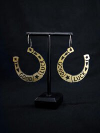 Pendientes Herradura Dorada