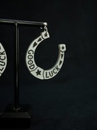 Pendientes Herradura Plateado